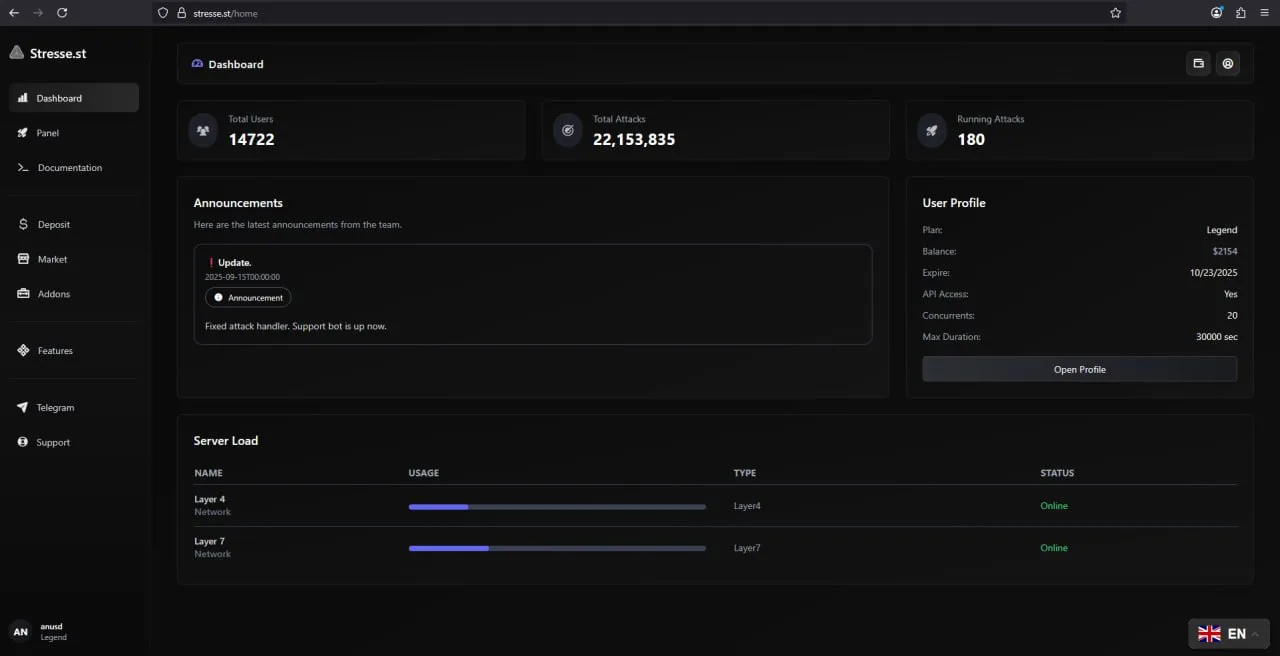 Stresser | #1 IP Stresser & Booter Service (5.4 Tbps) - stresser.motorcycles
